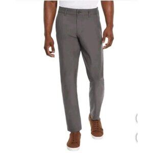 NEW Marc New York Men's 32X34 Gray Commuter Pants Four-Way Stretch Slim-Fit